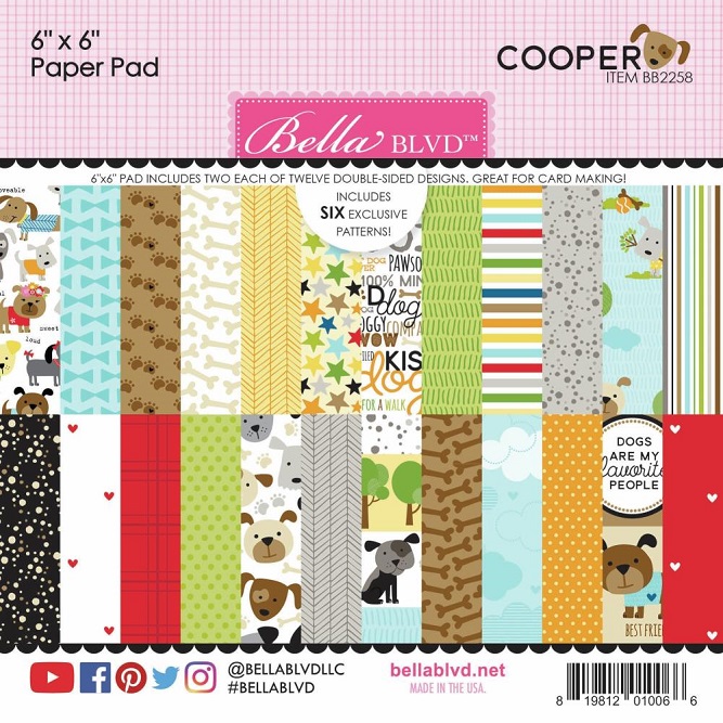 Bella BLVD - 6X6" PAPER PAD - COOPER 