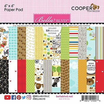Bella BLVD - 6X6" PAPER PAD - COOPER 