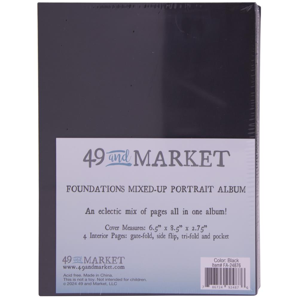 49 And Market - Foundations Mixed Up Album - Portrait - Black