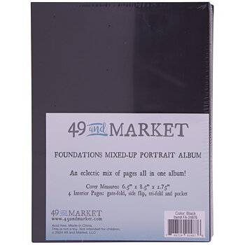 49 And Market - Foundations Mixed Up Album - Portrait - Black