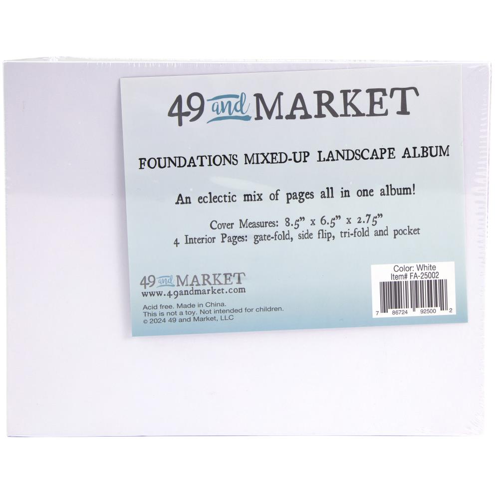 49 And Market - Foundations Mixed Up Album - Landscape - White
