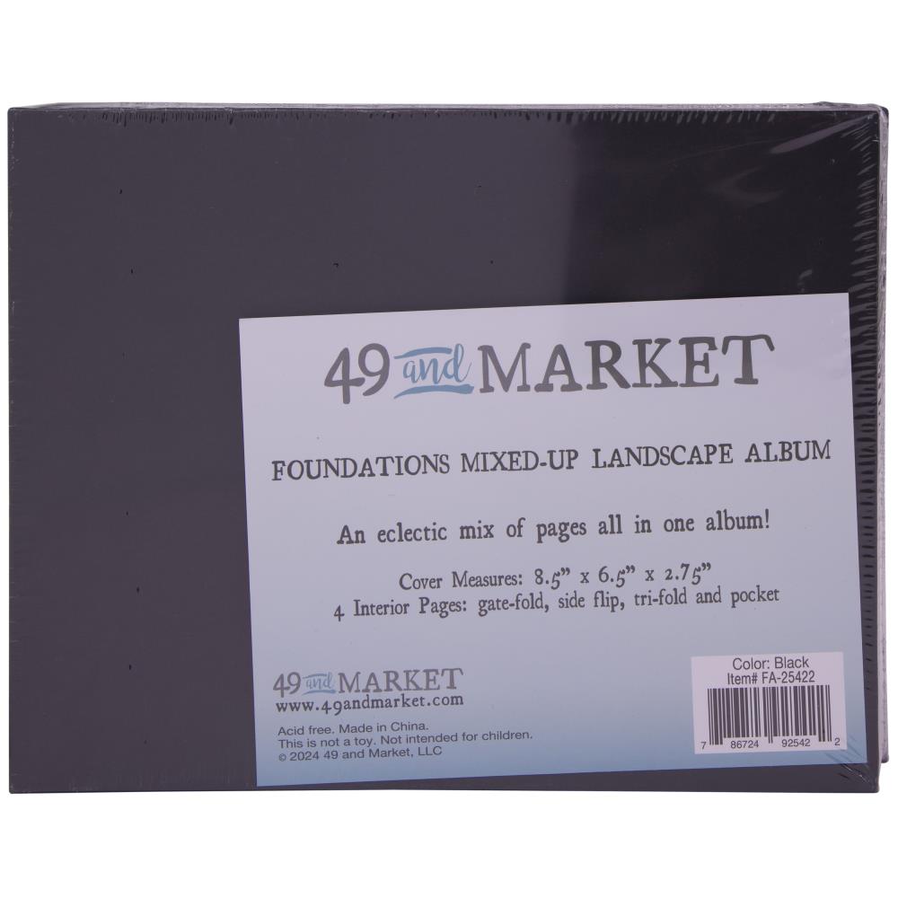 49 And Market - Foundations Mixed Up Album - Landscape - Black