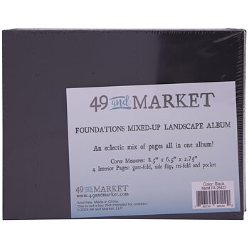 49 And Market - Foundations Mixed Up Album - Landscape - Black
