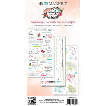 49 And Market - Rub-On Transfer Set - Essentials Kaleidoscope