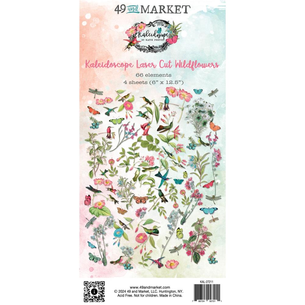 49 And Market - Laser Cut Outs - Wildflower Kaleidoscope