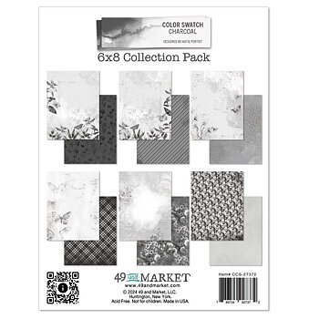 49 And Market - Collection Pack 6"X8" - Color Swatch: Charcoal