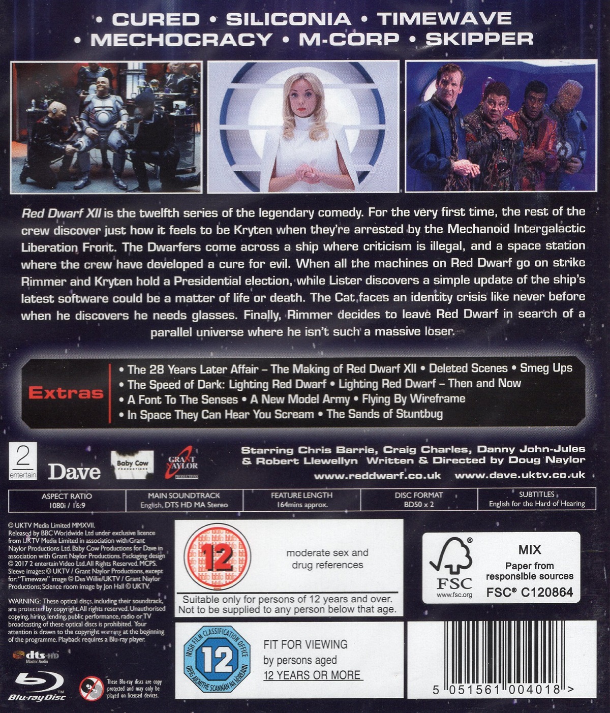 Red Dwarf - Series 12 (Series XII) (ej svensk text) (Blu-Ray) - 2
