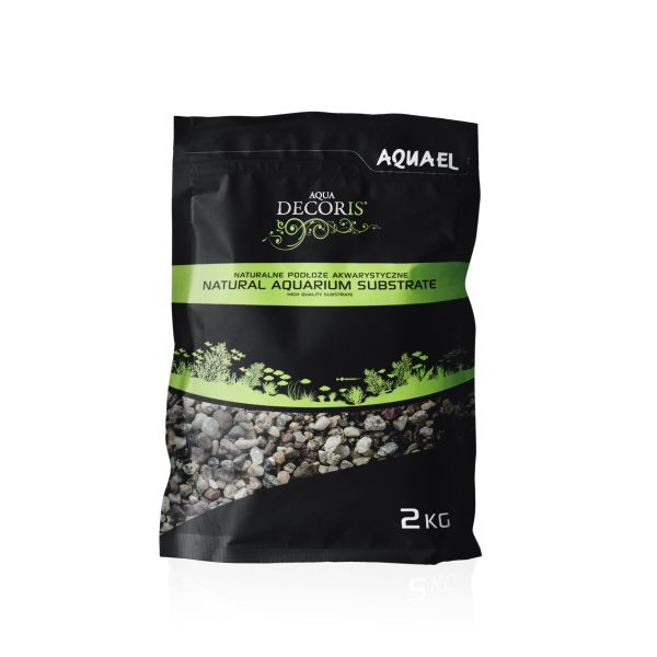 Aquael Decoris Flerfärgad Kvarts 3-5mm, 2kg