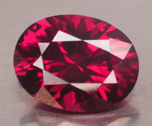 Impresionante piedra preciosa de granate rodolita natural de talla ovalada de 1,80 ct - 3