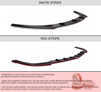Maxton - CENTRAL REAR SPLITTER ALFA ROMEO 147 GTA (WITHOUT VERTICAL BARS)