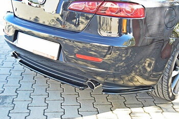 Maxton - CENTRAL REAR SPLITTER ALFA ROMEO 159 (WITH VERTICAL BARS)