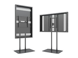 M Pro Series Enclosure 65" Dual Pole Floorbase