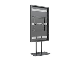 M Pro Series Enclosure 75" Dual Pole Floorbase