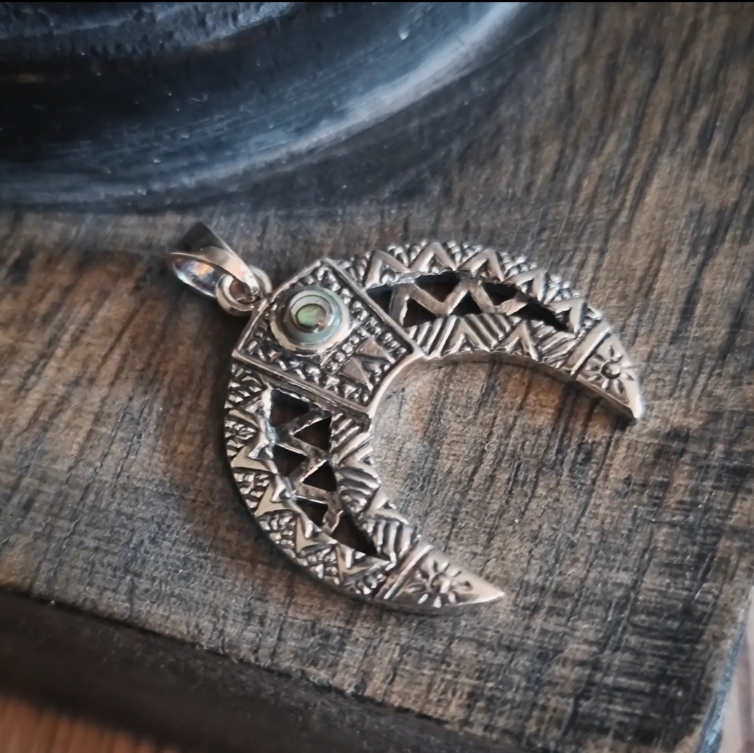 Hänge 925 Silver - Abalone Horn