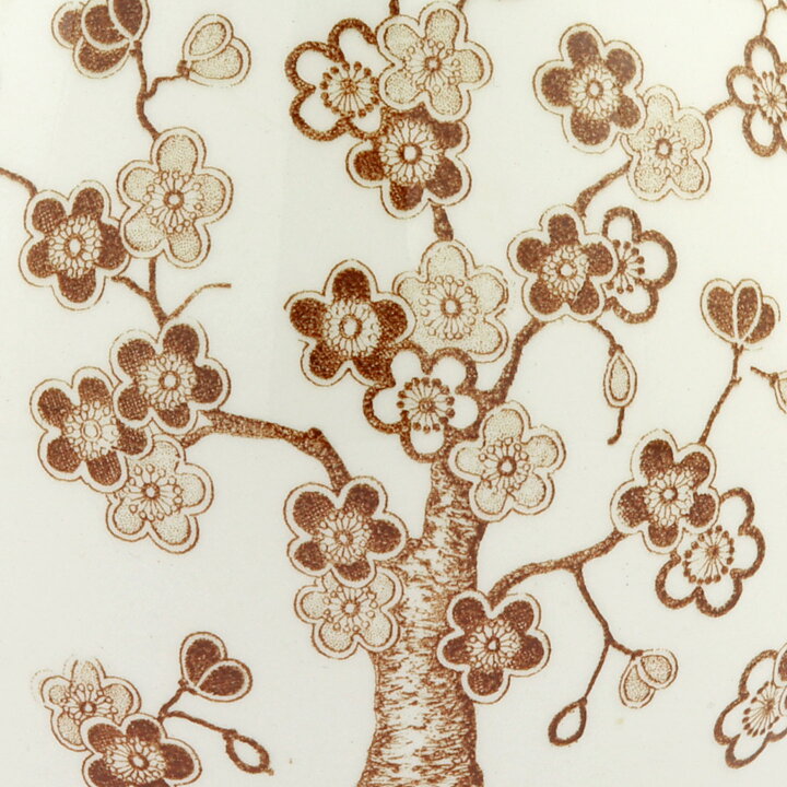 ジャッキー・リンド  Japonicaシリーズ  ピッチャー  茶色の花模様  17cm  1977年