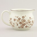 Jackie Lynd (Japonica 1977) Pitcher with Brown Flowers 15 cm