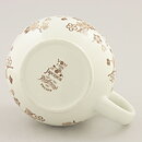 ジャッキー・リンド  Japonicaシリーズ  ピッチャー  茶色の花模様  15cm  1977年