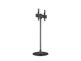 M Single Pole Floorbase Round 32"- 65" VESA 400