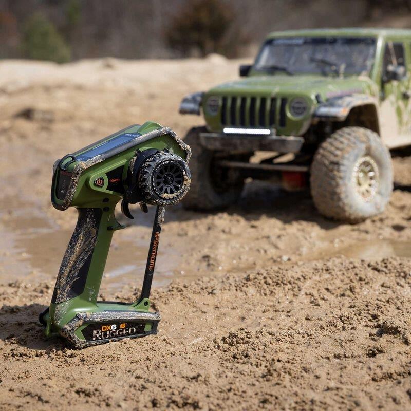 Spektrum DX6 Rugged 6-Channel DSMR Transmitter Only, Green - 17
