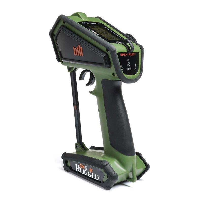 Spektrum DX6 Rugged 6-Channel DSMR Transmitter Only, Green - 15