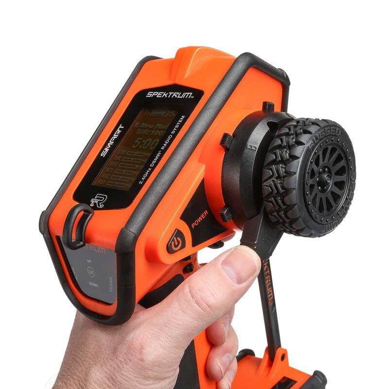 Spektrum DX6 Rugged 6-Channel DSMR Transmitter Only, Orange - 4
