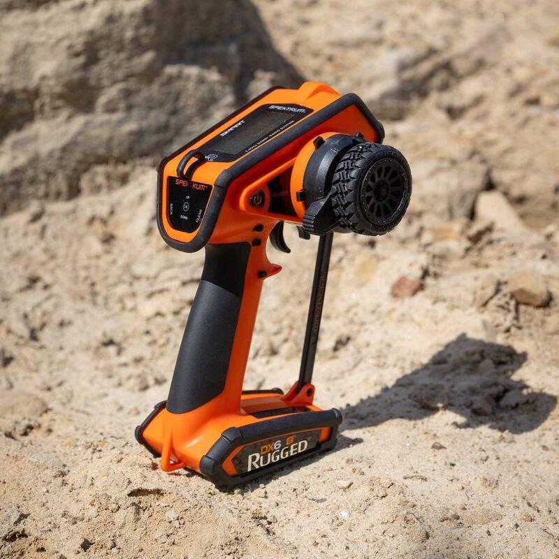 Spektrum DX6 Rugged 6-Channel DSMR Transmitter Only, Orange - 22