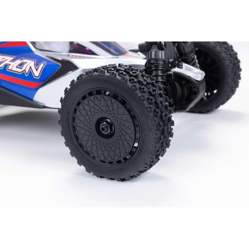 TYPHON GROM MEGA 380 Brushed 4X4 Small Buggy RTR, Battery & Charger, Blue/Silver - 29
