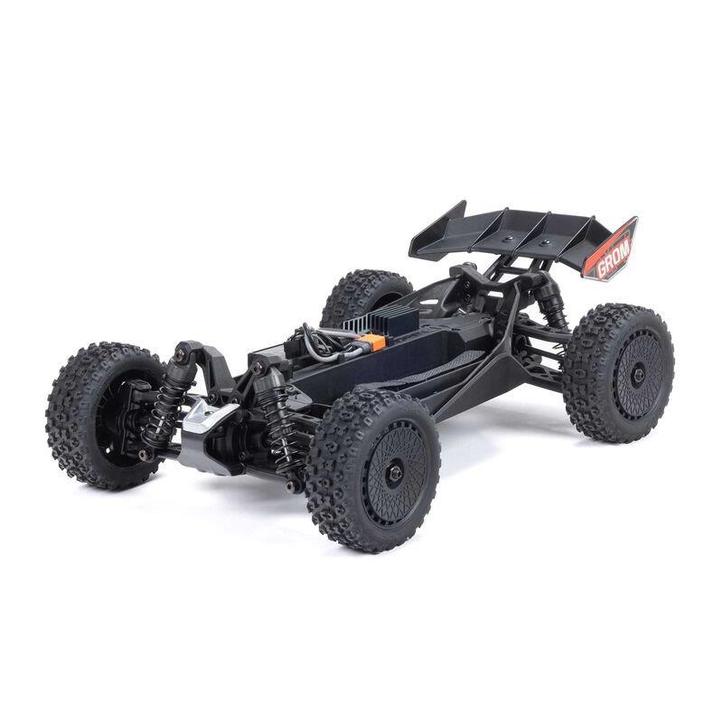 TYPHON GROM MEGA 380 Brushed 4X4 Small Buggy RTR, Battery & Charger, Red/White - 19