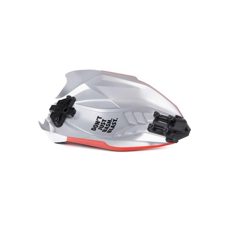 TYPHON GROM MEGA 380 Brushed 4X4 Small Buggy RTR, Battery & Charger, Red/White - 26