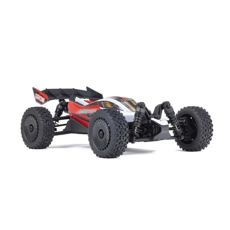 TYPHON GROM MEGA 380 Brushed 4X4 Small Buggy RTR, Battery & Charger, Red/White - 6