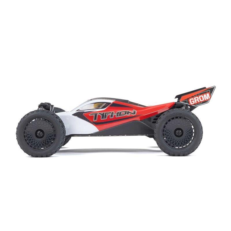 TYPHON GROM MEGA 380 Brushed 4X4 Small Buggy RTR, Battery & Charger, Red/White - 11