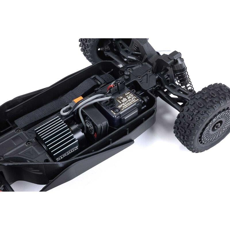 TYPHON GROM MEGA 380 Brushed 4X4 Small Buggy RTR, Battery & Charger, Red/White - 20