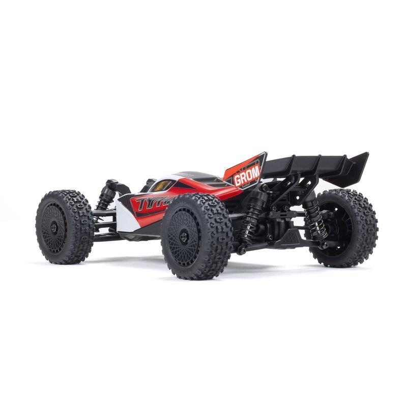 TYPHON GROM MEGA 380 Brushed 4X4 Small Buggy RTR, Battery & Charger, Red/White - 10