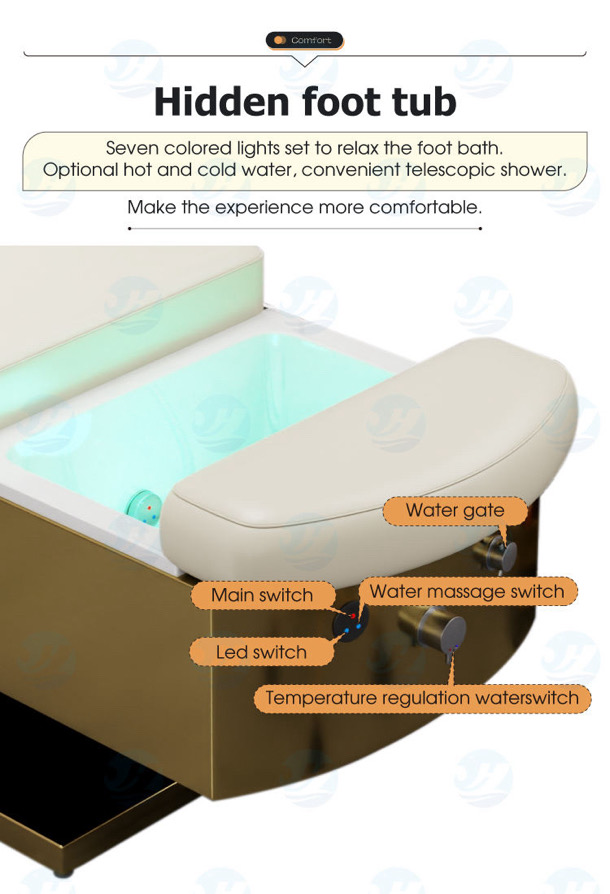 Head Spa säng/Head spa bed-Elektrisk med 4 funktioner! -Beställningsvara - 12
