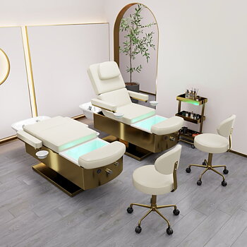 Head Spa säng/Head spa bed-Elektrisk med 4 funktioner! -Beställningsvara