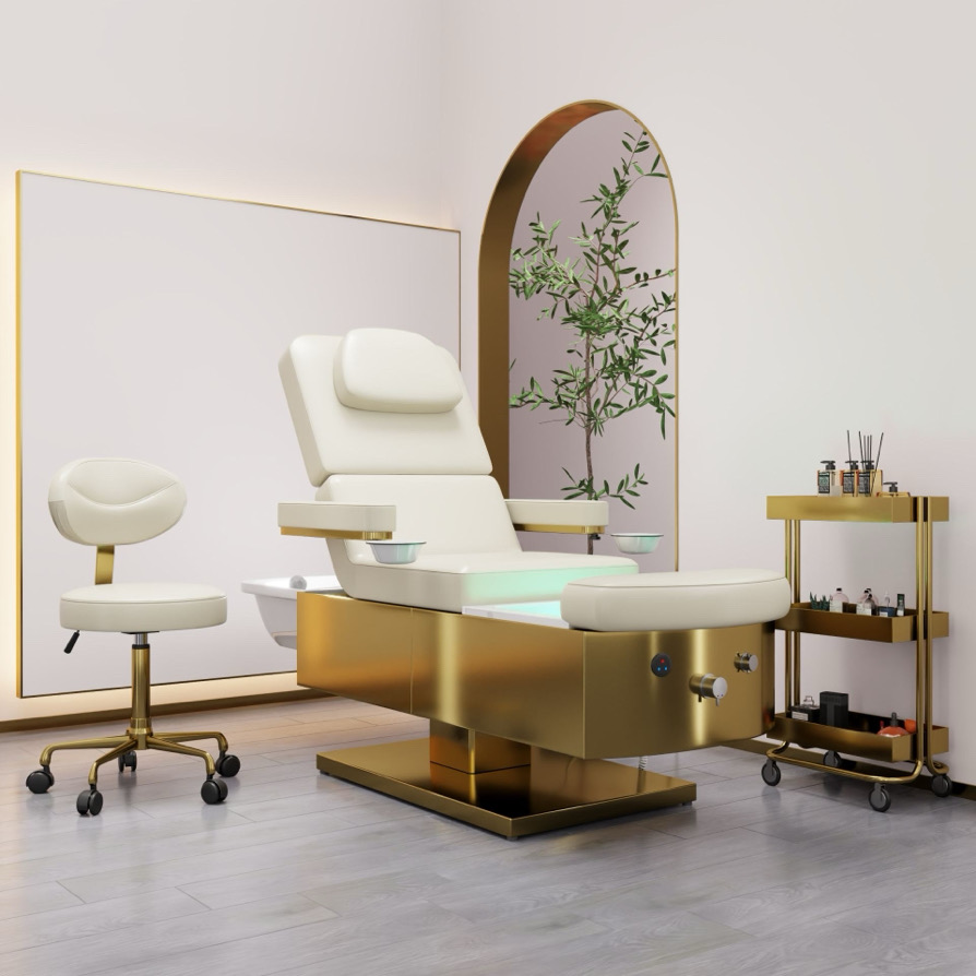Head Spa säng/Head spa bed-Elektrisk med 4 funktioner! -Beställningsvara - 8
