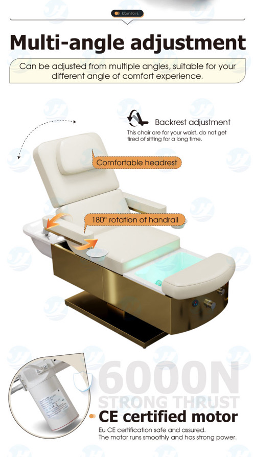 Head Spa säng/Head spa bed-Elektrisk med 4 funktioner! -Beställningsvara - 18