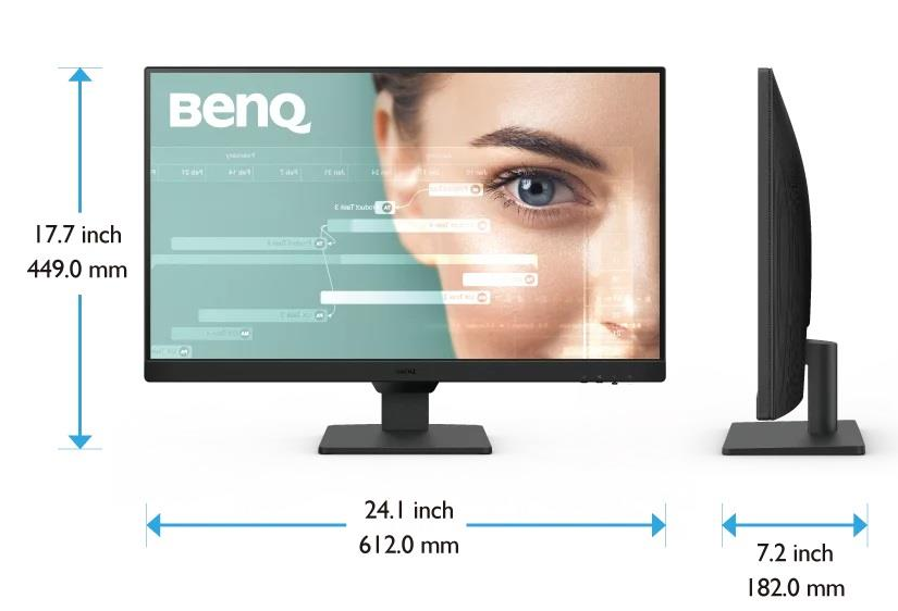 BenQ 27" skärm med IPS panel, Frameless design (GW279) - 2