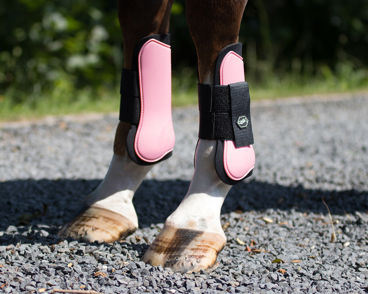 QHP Tendon Boots - Flamingo Pink