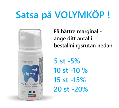 WeDental enzymatisk tandkräm 100 ml
