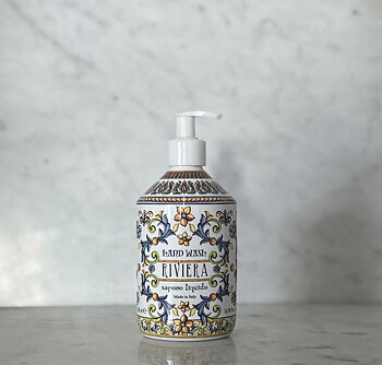 Saponi Handtvål Riviera 500 ml – Aloe Vera & E-vitamin | Lyxig tvål med doft av Iris, Jasmine & Vanilj