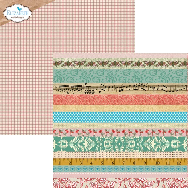 Elizabeth  -  Printed Cardstock - Harmonious Hodgepodge 12x12 - 5