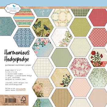 Elizabeth  -  Printed Cardstock - Harmonious Hodgepodge 12x12
