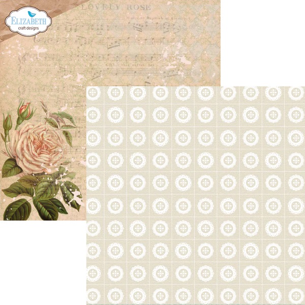 Elizabeth  -  Printed Cardstock - Harmonious Hodgepodge 12x12 - 8