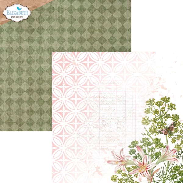Elizabeth  -  Printed Cardstock - Harmonious Hodgepodge 12x12 - 13