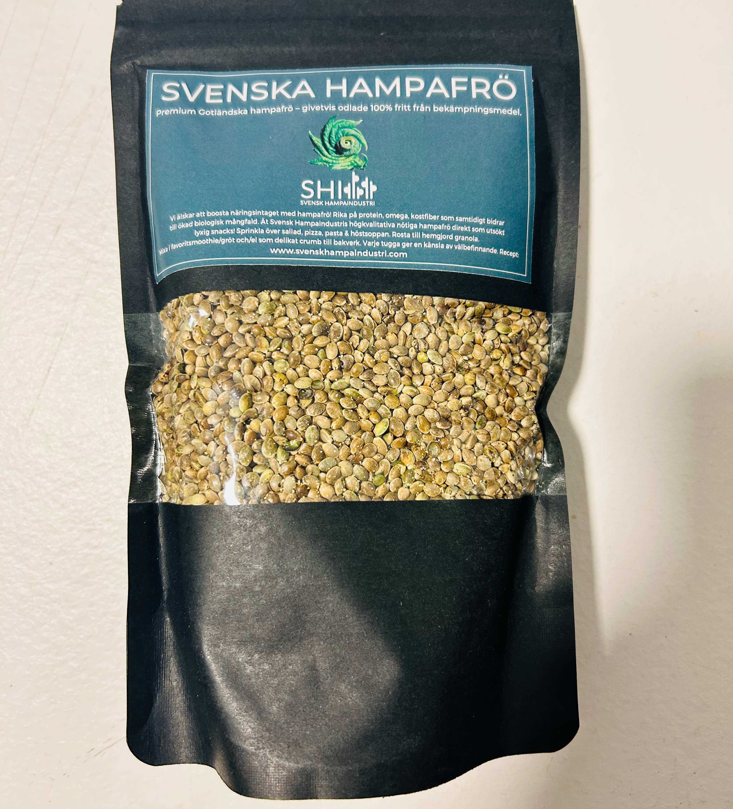 Hela hampfrön 250 g, SHI