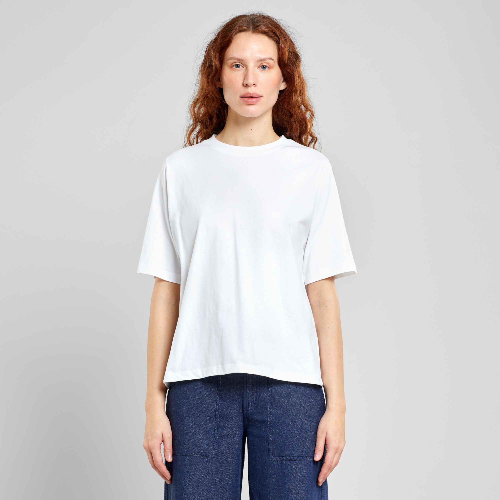 T-shirt Vadstena White Bas Dedicated EKO and Fairtrade