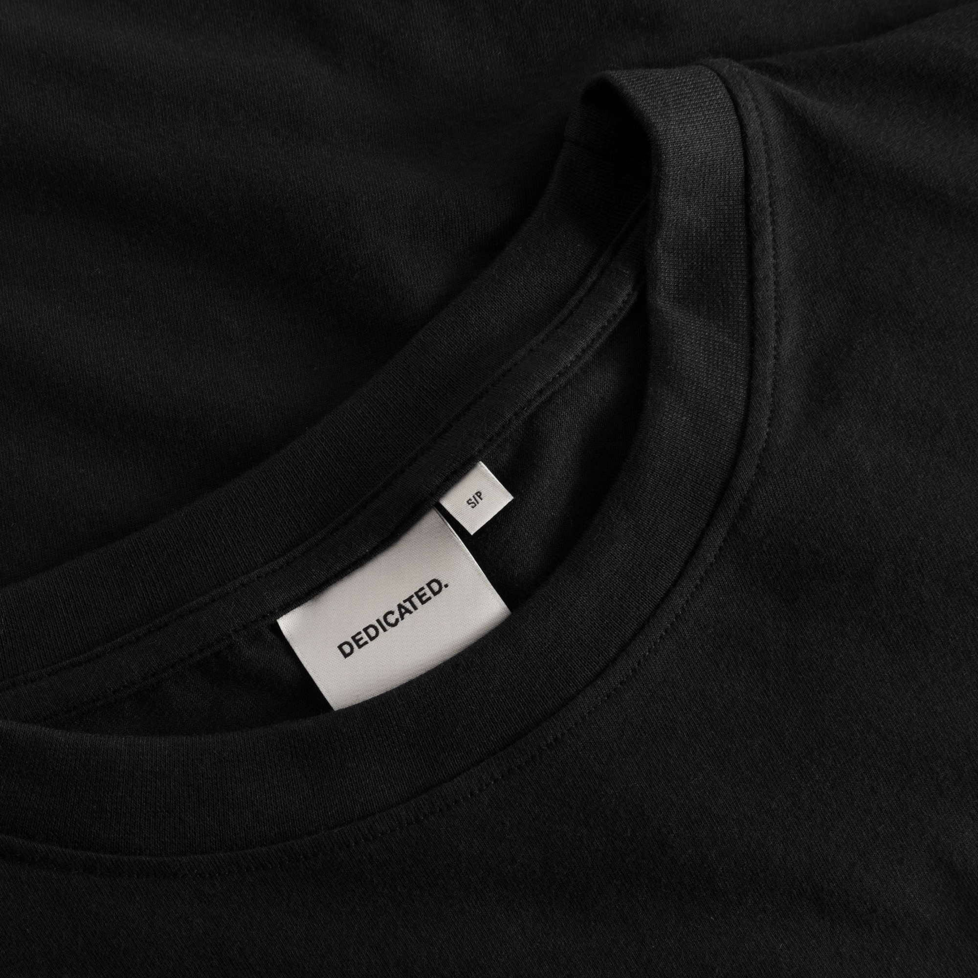 T-shirt Vadstena Black Bas Dedicated EKO and Fairtrade - 3