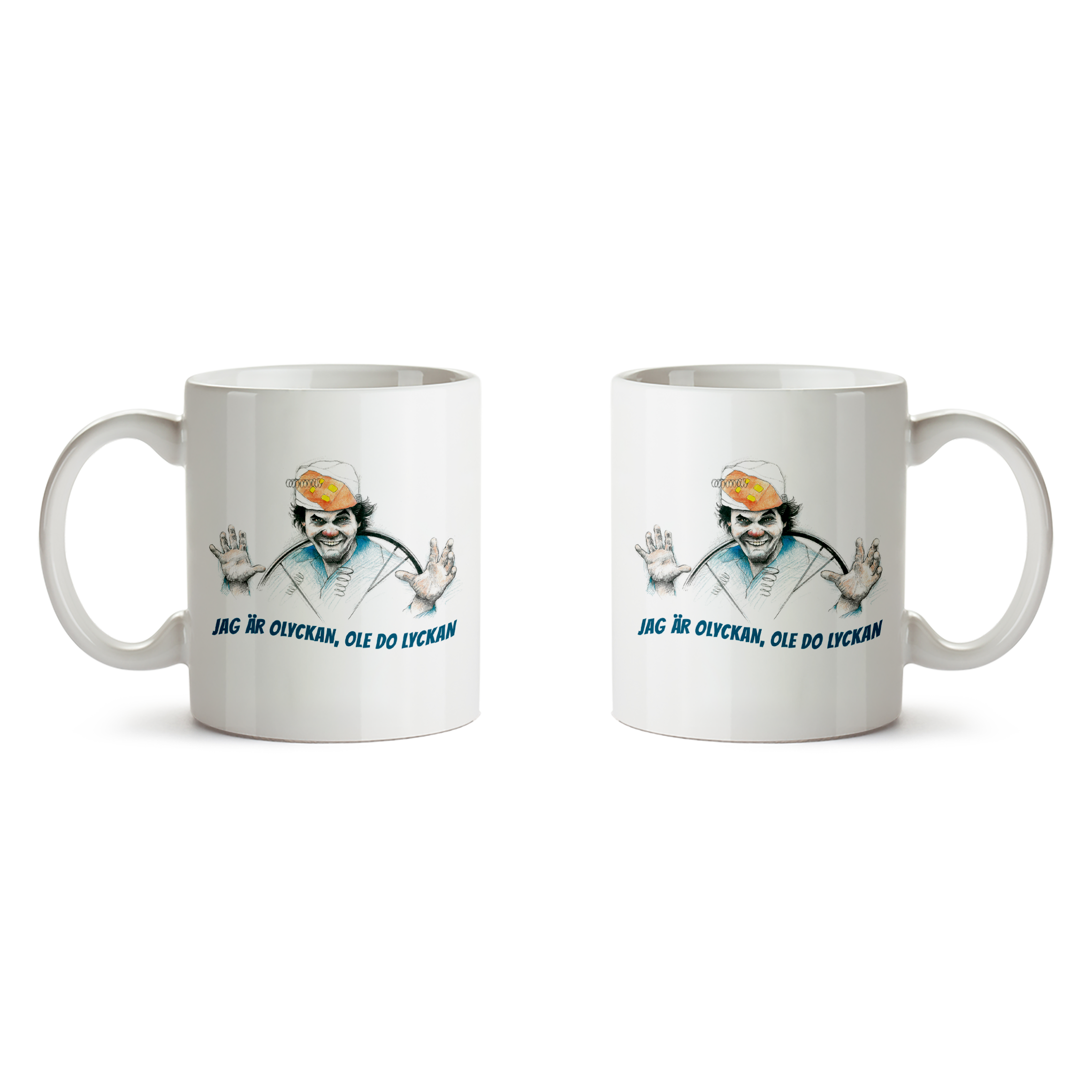 TRAZAN & BANARNE - MUG, OLYCKAN - OLE DO LYCKAN (2-PACK)