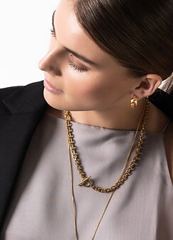 Halsband Guldpläterad Unité Chain